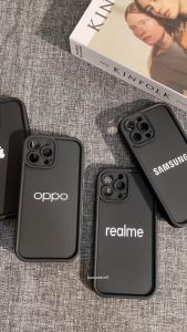 CASE LOGO BRAND HP MATTE ROSE BLACK UNTUK IP X XS XR XS MAX 8 8 PLUS 7 7 PLUS 6 6G 6S 6 PLUS 6S PLUS - BCC