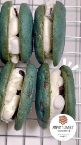 ซอฟคุ้กกี้มาชเมโลมอนสเตอร์แซนวิชครีมสด Cream Sandwich Marshmallow Monster Cookies