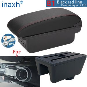 For Seat Ibiza Armrest Box For Seat Ibiza 6j Ibiza 6L Car Armrest Auto Storage Box Retrofit parts Interior Car Accessories Arm