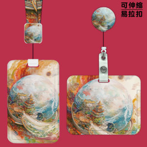 Túi Đựng Thẻ Thông Minh Phong Cách Cổ Điển Sáng Tạo Túi Đựng Thẻ Học Sinh Túi Đựng Thẻ Treo Cổ Túi Đựng Thẻ Ngang Túi Đựng Thẻ Công Tác