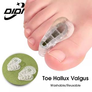 DIDI 2Pcs=1Pair Toe Orthosis Clip Adjuster Thumb Hallux Valgus Overlap Separators Pedicure Toes Bunions Corrector Pads Feet Care Tool