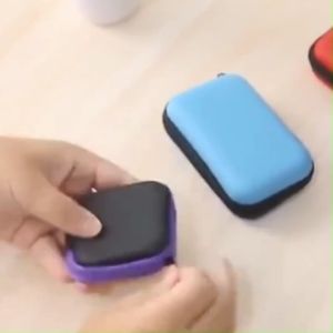 Dompet Headset Travel Case / Tempat Headset / Earphone Case Mini / Kotak Headset D014