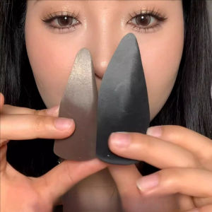 Dorisna 2Pcs Fingertip Beauty Blender Precise Control Highlight Applicator Sponge Wet and Dry Use Natural Glow Makeup for Facial Contour Foundation