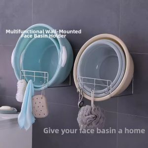 NIFENG | Wall Mounted Stainless Steel Face Basin Rack
