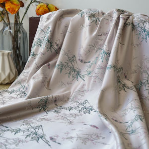 Flower and Bird Pattern Yarn-dyed Fabric Soft Classical Jacquard Fabric Sewing Dress Shirt Luggage Material TJ22114