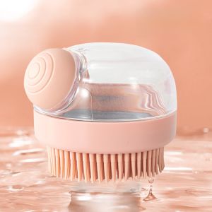 Pet Bath Brush Silicone Dog Grooming Tool Convenient Cat Bathing Scrubbing Cleaning Essential for Teddy Golden Retriever