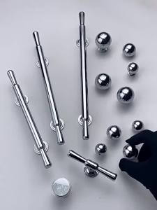 French Style Chrome-plated Brass Cabinet Handle