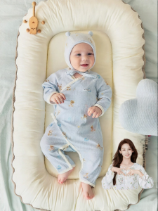 EMXEE | Super Soft Silk Flax Cotton Baby Onesie