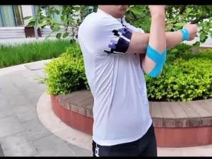 1 Cái Băng Kinesiology Đã Cắt Sẵn Dành Cho Đầu Gối & Phần Đùi Sau Chất Liệu Cotton+Spandex Băng Hỗ Trợ Chân Dùng Cho Chạy Bộ Tập Luyện Ngăn Ngừa Chấn Thương