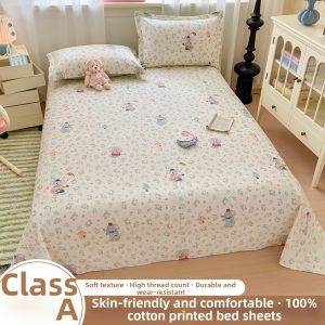 NAIYOUCHENG | Cartoon Printed 100 Cotton 3-Piece Bed Set