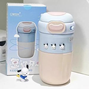 Strawberry Life 316 Stainless Steel Coffee Cup Big Belly Pacha Dog Vacuum Cup Outdoor Portable Water Cup Yundou Cup