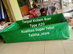 Terpal Kolam Ikan Type A20 P 150 cm L 50 cm T 25 cm