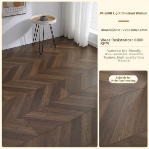 BEIQIVI | Waterproof Wear-Resistant E1 Grade Environmental Protection Original Wood Style Herringbone Composite Wooden Flooring