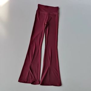 High Waist Yoga Pants Micro Flared Running Fitness Dance Sport Trousers No Undershorts Tight Wide Leg Pants Outdoor Wear