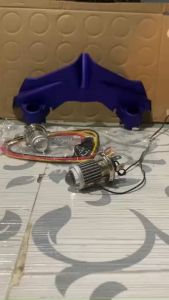 Lườn gió xe winner X V3 có đèn ( lườn gió màu đen bóng )