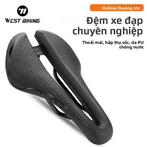 Yên Xe Đạp Khí Động Học WEST BIKING Chất Liệu PU Chống Thấm Giảm Xóc Đệm Xe Đạp Đa Năng Dành Cho Xe Đường Trường & Xe Đạp Leo Núi