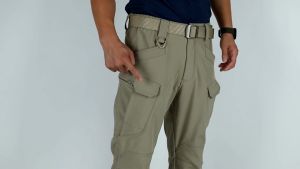 Blue Tactical Pants Mens Pants Combat SWAT Waterproof Cargo Pants Stretch Flexible Casual Mens Trousers Work Pant