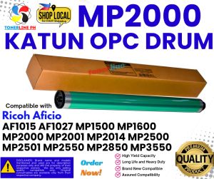 Katun Drum for Ricoh MP2000 AF1015 MP2014 MP 1600 MP2852 MP2501 MP2553 Compatible OPC Drum Long Life