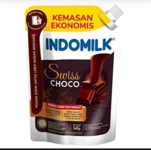 Susu Indomilk Pouch 545ml Rasa putih & Coklat