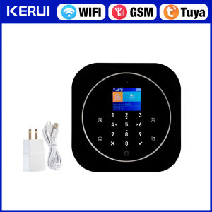 Kerui | KERUI G12 Wireless Tuya Home Alarm System Kit WiFi GSM Home Security System with Door and Motion Sensor Smart Life App Control