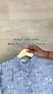 Tunik Kemeja Jumbo Ld 140 Cm Katun Bordir Kekinian