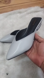 EVENCIO || Sepatu wanita Sandal Wanita Heels 2cm BP02 - ABU