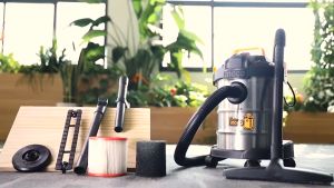 Máy hút bụi INGCO VC14122 máy hút bụi mô tơ đồng 800W Kèm Ống ruột gà 1.5m 3 đoạn ống nối Cục lọc HEPA hút bụi