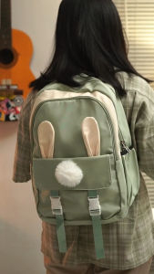 Tas Ransel Laptop Wanita 8896 Backpack polyester Impor