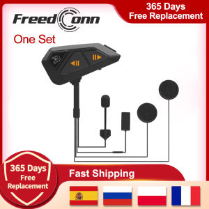 Tai Nghe Bluetooth Freedconn FG Cho Mũ Bảo Hiểm Thiết Bị Liên Lạc Nội Bộ 1000M Hỗ Trợ 10 Người Lái Có Chức Năng Radio FM Chống Nước Và Nghe Nhạc.
