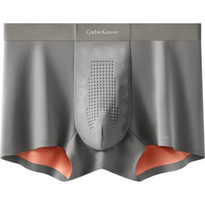 CarbinKoneer | กางเกงบ็อกเซอร์ชาย CarbinKoneer ชุดของขวัญวันวาเลนไทน์ กางเกงขาสั้นผ้าโมดอล ป้องกันแบคทีเรีย ทรงเอวกลาง 4 ตัว