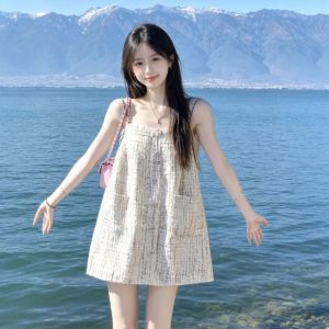 Retro Style Unique Loose Tank Dress