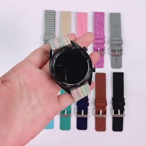12 14 16 18 20 22mm Quick Release Woven Nylon Watch Strap Replacement for Universal Weave Canvas Band Bracelet for Huawei GT4