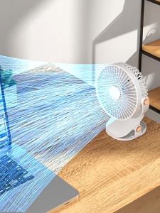 15000 MA Silent Design Smart Small Fan Upgraded Portable Silent Mini Fan Super Long Life Clip-on fan