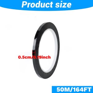 Black Insulation Flame Retardant Matt Blackout High Temperature Resistant Tape PI Film Polyimide Film Line Wrapping