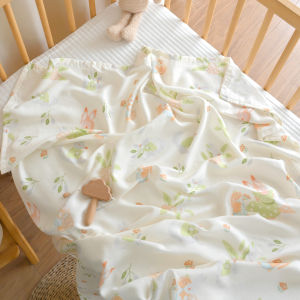 ANYOUBI | Sweat Absorption Breathable Bamboo Cotton Double Layer Gauze Bedsheet