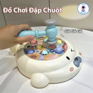 Đồ Chơi Đập Chuột Hải Cẩu Có Nhạc Và Đèn Vui Nhộn Đồ Chơi Phát Triển Trí Tuệ Rèn Luyện Tay Mắt