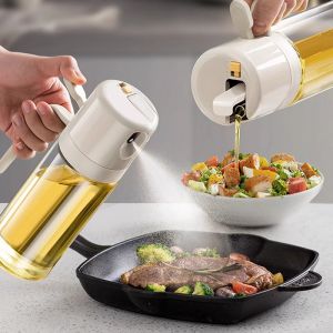 Leak Proof Multi-functional Glass Oil Bottle