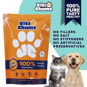 VitaChums Pure Duck Liver Freeze-dried Pet Food (100g)