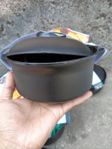 6 pcs mangkok plastik dengan tutup hitam set paket hemat mangkok ramen hitam plastik set dengan tutup
