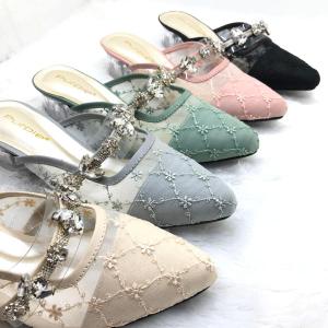 Sandal Pesta Heels 3 cm Purple Shoes