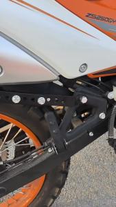 Motorcycle Side Case Bracket Adjustable Saddle Bag Support Racks Aluminum Alloy Side Luggage Box Support Universal Accessories