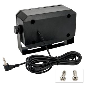 ABBREE | ABBREE Rectangular External Communications Speaker External Scanners for All 3.5mm Audio Plug CB Radios and Mobile Radio