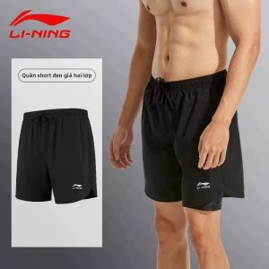 Li-Ning | Quần Short Nén Chạy Bộ Nam Cao Su Đàn Hồi