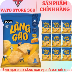 Bánh gạo POCA làng gạo vị phô mai gói 108g