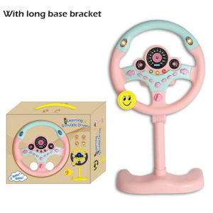 Infant Shining Simulation Steering Wheel Toys Childrens Toy Kids Early Education Copilots Stroller Steering Wheel Vocal Toys