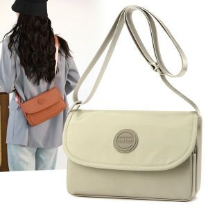 New Oxford Cloth Single Shoulder Bag Womens Fashion Versatile Crossbody Waterproof Nylon Lightweight Small Bag Mom Bag