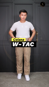Foratjin- Celana Tactical Cargo Panjang W-tac Ripstop Eksklusif Pria Multifungsi Premium 100% Ripstop Tornado Grade S