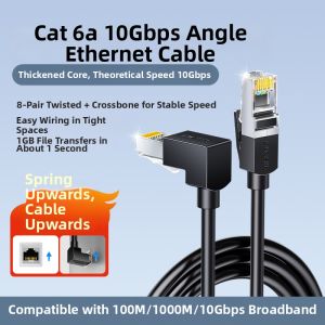 Samzhe | 90 Degree Right Angle Cat6 Gigabit Network Cable