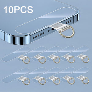 10/5/1Pcs Universal Tpu Mobile Phone Anti-lost Lanyard Card Gasket Nylon Detachable Phone Hanging Cord Strap Patch Tether Pad