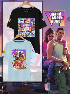 LUOQIU | Áo Thun Phong Cách GTA6 220g Cotton
